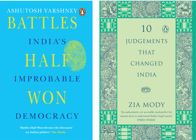 Battles Half Won (PB): India's Improbable Democracy & 10 Judgements That Changed India (Set Of 2 Books)(Hardcover, VARSHNEY, ASHUTOSH)