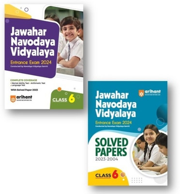 Jawahar Navodaya Vidyalaya Class 6 Guide And 20-Year Solved Papers (2023-2005) (2 Books Set) , For Exam-2024(Paperback, ARIHANT EXPEART TEAM)