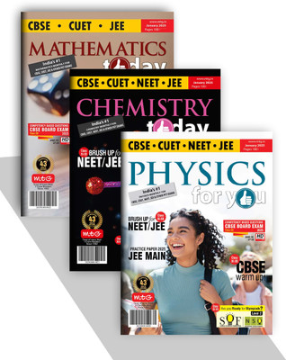 MTG Monthly Magazines Of January 2025 - Physics For You, Chemistry Today, Mathematics Today For JEE Exam 2025(Paperback, MTG Editorial Board)