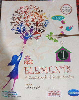 Rise Elements A Course Book Of Social Studies Class 1(Pepper back, Hindi, Asha sangal)