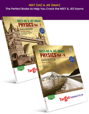 NEET UG / JEE Mains Absolute Physics Books Vol 1 And 2 For Medical And Engineering Entrance Exam | Chapterwise MCQs With Solutions | Topicwise Tests For Practice | Best Study Material | 2 Books(Paperback, Target Publications)
