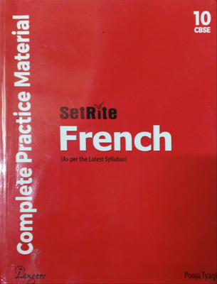 Complete Practice Material Setrite French CBSE Class 10(Pepper back ...