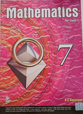 Mathematics For Class 7 By R S Aggarwal - Revised Print 2026(Paperback, R.S AGRAWAL)