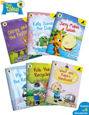 Bedtime Story Books For Kids In English | Tiny Tales - Blue Planet | Set Of 6(Paperback, Athea Nair, Albina D'Souza, Dipti Kadu)