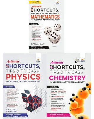 Authentic SHORTCUTS, TIPS, TRICKS & TECHNIQUES In PHYSICS, CHEMISTRY & MATHEMATICS For JEE Main, Advanced & NEET(Paperback, Disha Experts)