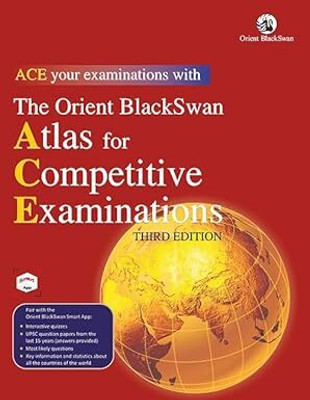 The Orient BlackSwan Atlas For Competitive Examinations (Third Edition)(Paperback, Orient BlackSwan)