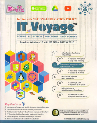 Edusoft IT Voyage For Class - 3 Based On Windows 10 With MS Office 2019 & 2016(Paperback, GAGAN AGARWAL)