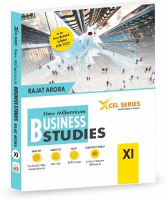 XCEL Series New Millennium BUSINESS STUDIES Class 11 By RAJAT ARORA(Paperback, RAJAT ARORA)