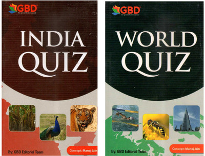 Combo Pack Of 2 Books Of GBD India Quiz And World Quiz(Paperback, GBD Editorial Board)