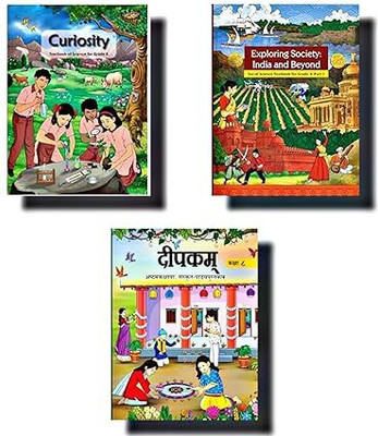 ORIGINAL NCERT Curiosity Science, Exploring Society India And Beyond Social Science & Deepakm Sanskrit Textbook For Grade 8 Combo Set Of 3 Books As Per NEP, Latest Edition 2025-2026 (Pack Of 3 Book's)(Paperback, NCERT) ORIGINAL NCERT Curiosity Science, Exploring Society India And Beyond Social Science & Deepakm Sanskrit Textbook For Grade 8 Combo Set Of 3 Books As Per NEP, Latest Edition 2025-2026 (Pack Of 3 Book's)(Paperback, NCERT)