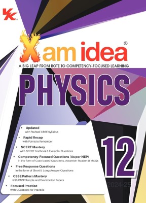Xam Idea Physics Class 12 Book | CBSE Board | Chapterwise Question Bank | Based On Revised CBSE Syllabus | NCERT Questions Included | 2024-25 Exam(Paperback, Editorial Board)