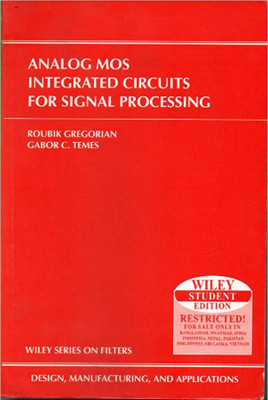 Analog Mos Integrated Circuits For Signal Processing(Paperback, Roubik Gregorian)