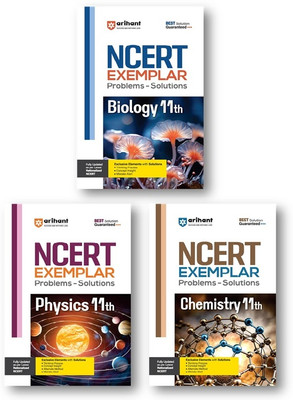 Arihant NCERT Exemplar Physics,Chemistry,Biology 11th Latest Rationalized Edition (Set Of 3) | Problems & Solutions With Exclusive Elements | Thinking Process, Concept Insight, Mistake Alert | For Exam 2025-26(Paperback, ARIHANT CBSE EXPEART TEAM)
