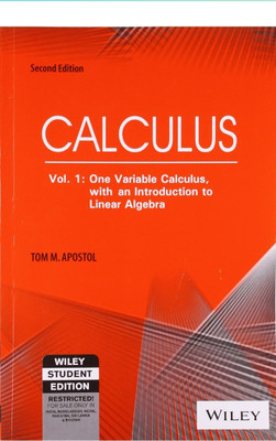 Tom M. Apostol
Calculus: One-Variable Calculus With An Introduction To Linear Algebra, Vol 1, 2ed(Peaparback, Tom M. Apostol)