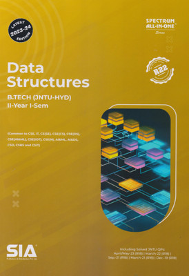 Data Structures (Common To CSE,IT B.Tech Jntu-Hyd II-Year I-Sem) Latest 2023-24 Edition(Paperback, SIA Team Of Experts)