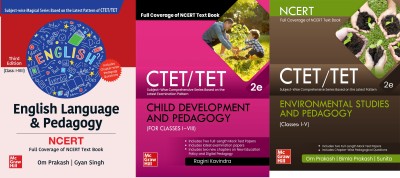 Combo For CTET/TET Books: English Language & Pedagogy (Class I-VIII), Child Development And Pedagogy, Environmental Studies And Pedagogy, (Class: I-V)(Paperback, Gyan Singh, Om Prakash, Ravi Kant Aggarwal, Deepak Pandey, Ragini Kavindra)