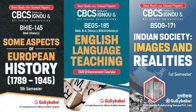 BHIE-145 Some Aspects Of European History: C.1789–1945 BEGS-185 English Language Teaching BSOG-171 Indian Society: Images And Realities(Paperback, GPHExpert)