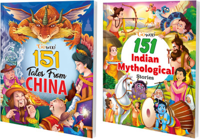 151 Tales From China And 151 Indian Mythological Stories I Set Of 2 Books I Stories With Attractive Colourful Pictures By Gowoo(Paperback, Manoj Publication editorial board)