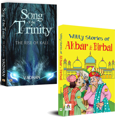 Song Of The Trinity: The Rise Of Kali + Witty Stories Of Akbar & Birbal (Set Of 2 Books)(Paperback, Vadhan, Ridhima Sharma) Song Of The Trinity: The Rise Of Kali + Witty Stories Of Akbar & Birbal (Set Of 2 Books)(Paperback, Vadhan, Ridhima Sharma)