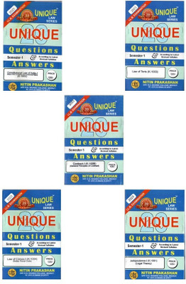 Unique Law Series 20 Q & A For LLB Examination 1st Semester COMBO (Jurisprudence-I, Constitutional Law Of India, Low Of Torts, Law Of Crimes-I CONTRACT - I ) Hindi 2023(Paperback, Hindi, UNIQUE) Unique Law Series 20 Q & A For LLB Examination 1st Semester COMBO (Jurisprudence-I, Constitutional Law Of India, Low Of Torts, Law Of Crimes-I CONTRACT - I ) Hindi 2023(Paperback, Hindi, UNIQUE)