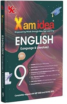 Xam Idea Class - 09 English (Language & Literature) | Latest CBSE Syllabus | NEP 2020 & NCFSE 2023 Aligned | With Competency-Focused & Free Response QS | Self-Assessment Test's | (कक्षा 9 के लिए पाठ्यपुस्तक, लेटेस्ट, नवीनतम संस्करण 2025 एडिशन) | UPDATED & LATEST EDITION 2025(Paperback, Xam idea Edit