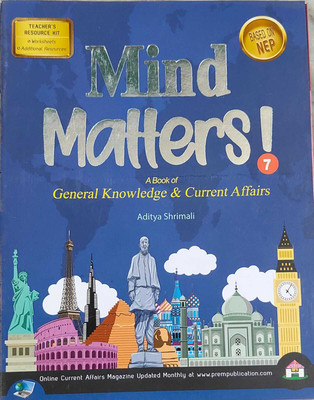 Mind Matters A Book Of General Knowledge & Current Affairs Class 7(Paperback, Aditya Shrimali)
