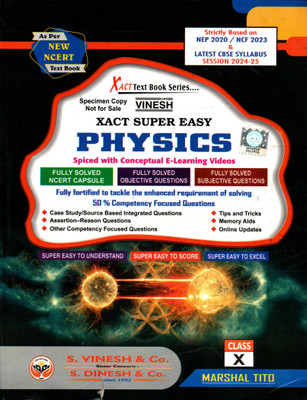 Vinesh, Xact Super Easy Physics Class - 10(Paperback, MARSHAL TITO)
