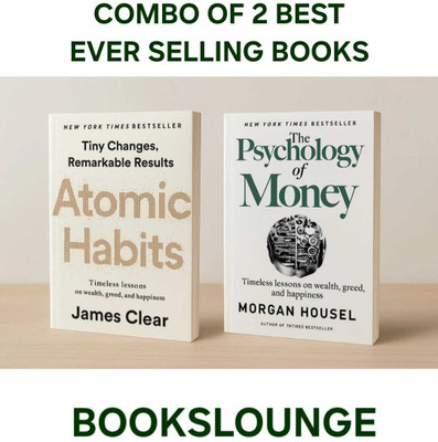 Atomic Habits And Psychology Of Money Books Combo Of 2(Paperback, JAMES CLEAR, MORGAN HOUSAL)