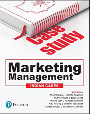 Marketing Management Indian Cases Pearson(Paperback, unknown)