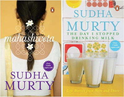 Mahashweta + The Day I Stopped Drinking Milk - Combo Of 2 Books Set(Paperback, Sudha Murty)