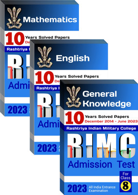 RIMC Entrance Exam Class 8 Solved Papers(staplebound, Er. R.K. Singh)