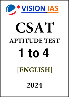 Vision IAS CSAT Aptitude 4 Test Series In English 2024(Paperback, Vision IAS)