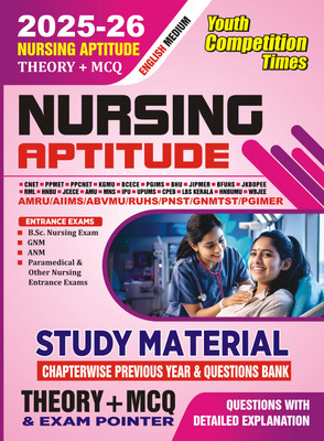 2025-26 Nursing Aptitude Study Material 144 295 E. This Book Is Useful For ANM, GNM And Paramedical Entrance Examinations(Paperback, YCT EXPERT TEAM)