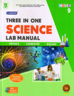 Candid Three In One Science Lab Manual Cbse For Class - 9(Hardcover, PRADEEP SINGH)