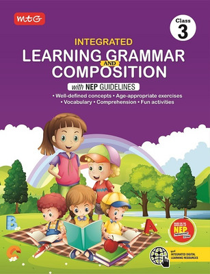 MTG INTEGRATED LEARNING GRAMMAR & COMPOSITION With NEP Guidelines Class 3(Paperback, MTG Publications)