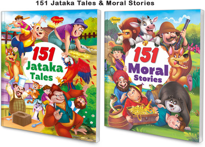 Best For Children Set Of 2 Story Books | Jataka Tales & Moral Stories(Paperback, Manoj)