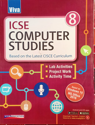 ICSE Computer Studies Based On The Latest Cisce Curriculum Class 8(Pepper back, Anuradha Sharma)