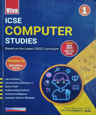 ICSE Computer Studies Based On The Latest CiSCE Curriculum Class 1(Pepper back, Preeti Vasudeva)