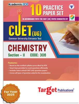 CUET UG Entrance Exam Books | CUET Chemistry | 10 Practice Papers Set | Common University Entrance Test | Previous Year Solved CUET Papers(Paperback, Target Publications)