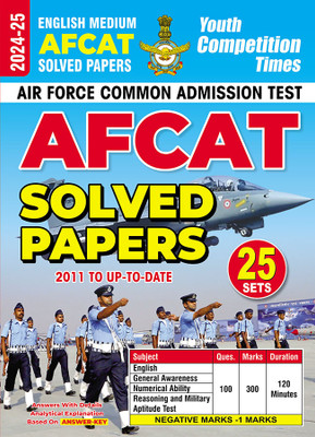 2024-25 AFCAT (Air Force Common Admission Test) Solved Papers 304 595 E(Paperback, YCT EXPERT TEAM)