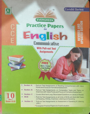 Practice Papers In English Communicative With Pull-Out Test Assignments Class10 Vol-1 Terms-1&2 (CEE)(Paperback, EXPERTS)