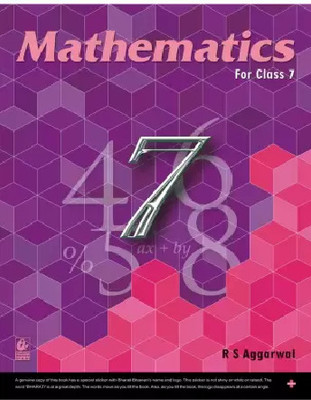 Mathematics For Class 7 By R S Aggarwal (English, Paperback) 2023 Edition(Paperback, R.S.AGGARWAL)