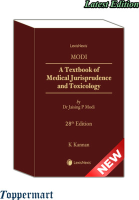 A Textbook Of Medical Jurisprudence And Toxicology 2025(Hardcover, MODI)