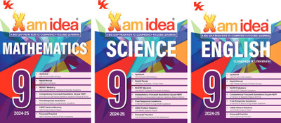 Xam Idea Bundle Set Of 3 (Science, Mathematics & English (Lang. & Lit) Class 9 Book | CBSE | Chapterwise Question Bank | Based On Revised CBSE Syllabus | NCERT Questions Include | 2024-25 Exam(Paperback, Xamidea Editorial Board) Xam Idea Bundle Set Of 3 (Science, Mathematics & English (Lang. & Lit) Class 9 Book | CBSE | Chapterwise Question Bank | Based On Revised CBSE Syllabus | NCERT Questions Include | 2024-25 Exam(Paperback, Xamidea Editorial Board)
