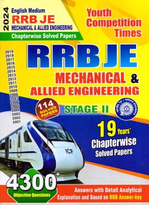 (English Medium) RRB JE MECHANICAL & ALLIED ENGINEERING CHAPTERWISE SOLVED PAPER 2024(Paperback, YOUTH COMPETITION TIME'S)