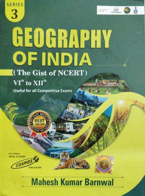 Mahesh Kumar Barnwal Geography of India (The Gist of NCERT) VI - to - XII Edition 2022 SERIES - 3 English Medium Original Book(Paperback, Mahesh Kumar Barnwal)