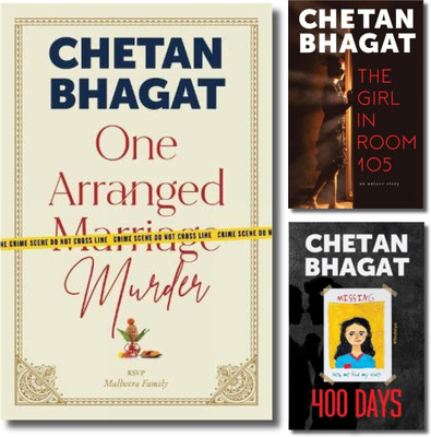 One Arranged Murder, The Girl In Room 105, 400 Days, Chetan Bhagat, Paperback, English(Paperback, Chetan Bhagat)