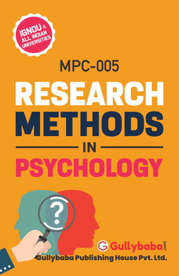 Gullybaba IGNOU MA Psychology (Latest Edition) MPC-005 Research Methods In Psychology In English IGNOU Help Book With Solved Previous Years' Question Papers And Important Exam Notes (Paperback, Gullybaba.com Panel)(Paperback, Gullybaba.com Panel)