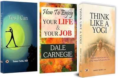 Think Like A Yogi + How To Enjoy Your Life And Your Job + Yes I Can (2 Books)(Hardcover, Rohit Mehra, IRS, Dale Carnegie, Dr. Sumer Sethi) Think Like A Yogi + How To Enjoy Your Life And Your Job + Yes I Can (2 Books)(Hardcover, Rohit Mehra, IRS, Dale Carnegie, Dr. Sumer Sethi)