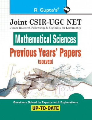 RPH Joint CSIR-UGC NET: Mathematical Sciences - Previous Years' Papers (Solved)(Paperback, RPH Editorial Board)